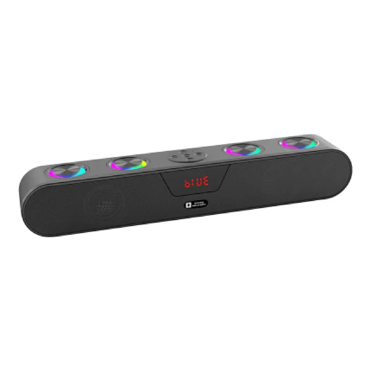 Swiss Military Mortley Qua Bluetooth Portable Speaker 30W Output RGB Lights Quad Passive Radiators B Vijay Sales sale