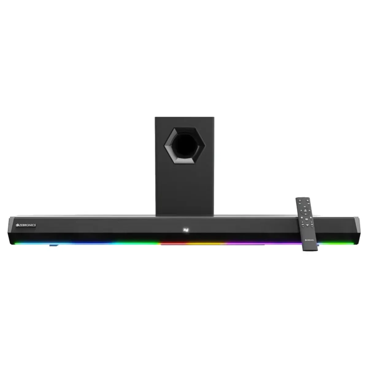 ZEBRONICS Juke BAR 6100DWS PRO 340W Soundbar with Wireless Subwoofer Virtual 5.1 Surround HDMI ARC R Vijay Sales sale