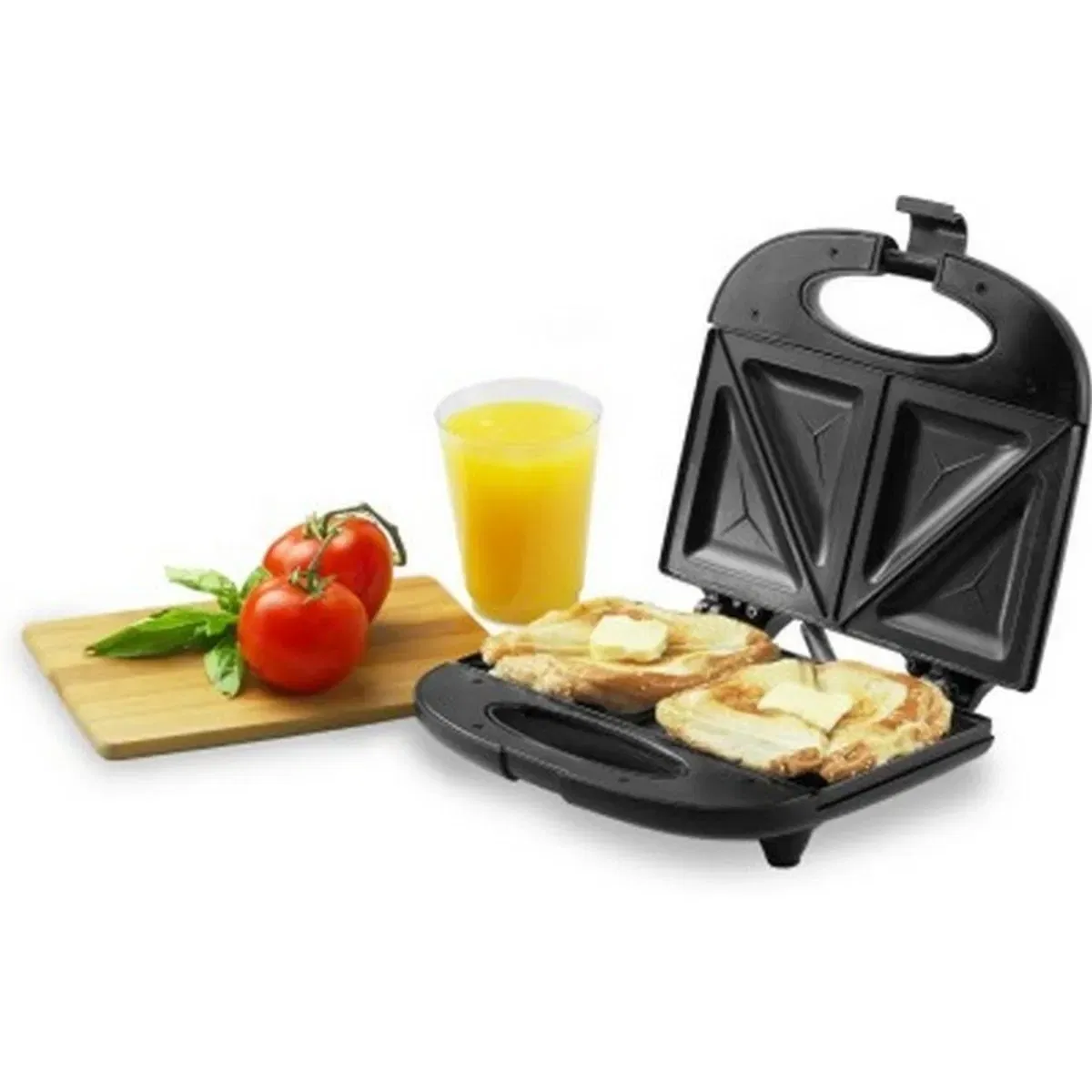 Nova 2-Slice Sandwich Maker 750W Power Non-Stick Plates Indicator Lights Cool Touch Handle Compact D Vijay Sales sale