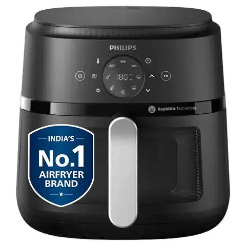 Philips NA221/00 Digital Air Fryer 4.2L Capacity 1500W Rapid Air Technology Adjustable Time & Temper Vijay Sales sale