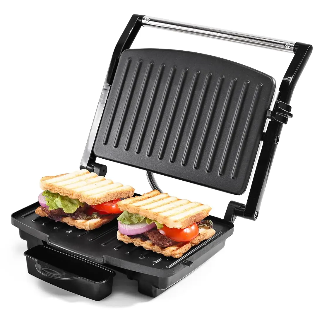 Wonderchef Essenza Contact Grill | 400W Sandwich Griller | For Thick Sandwiches, Burgers, Pa Vijay Sales sale