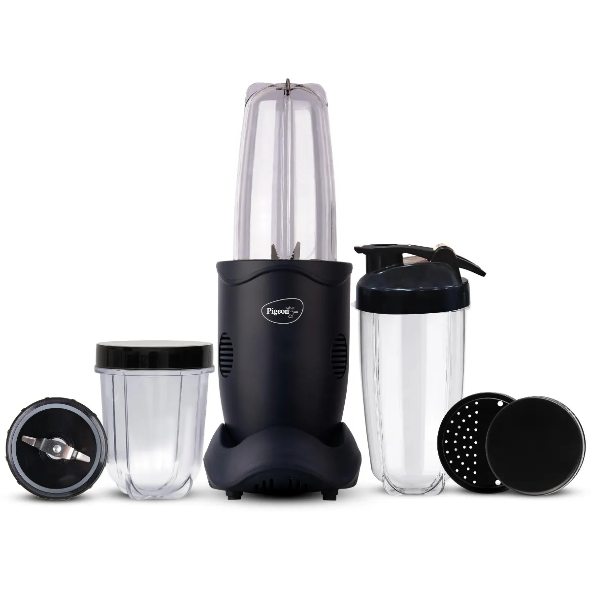 Pigeon Nutri Mixer Grinder | 500W Motor | 3 Jars | Stainless Steel Blades | Smoothie & Dry G Vijay Sales sale