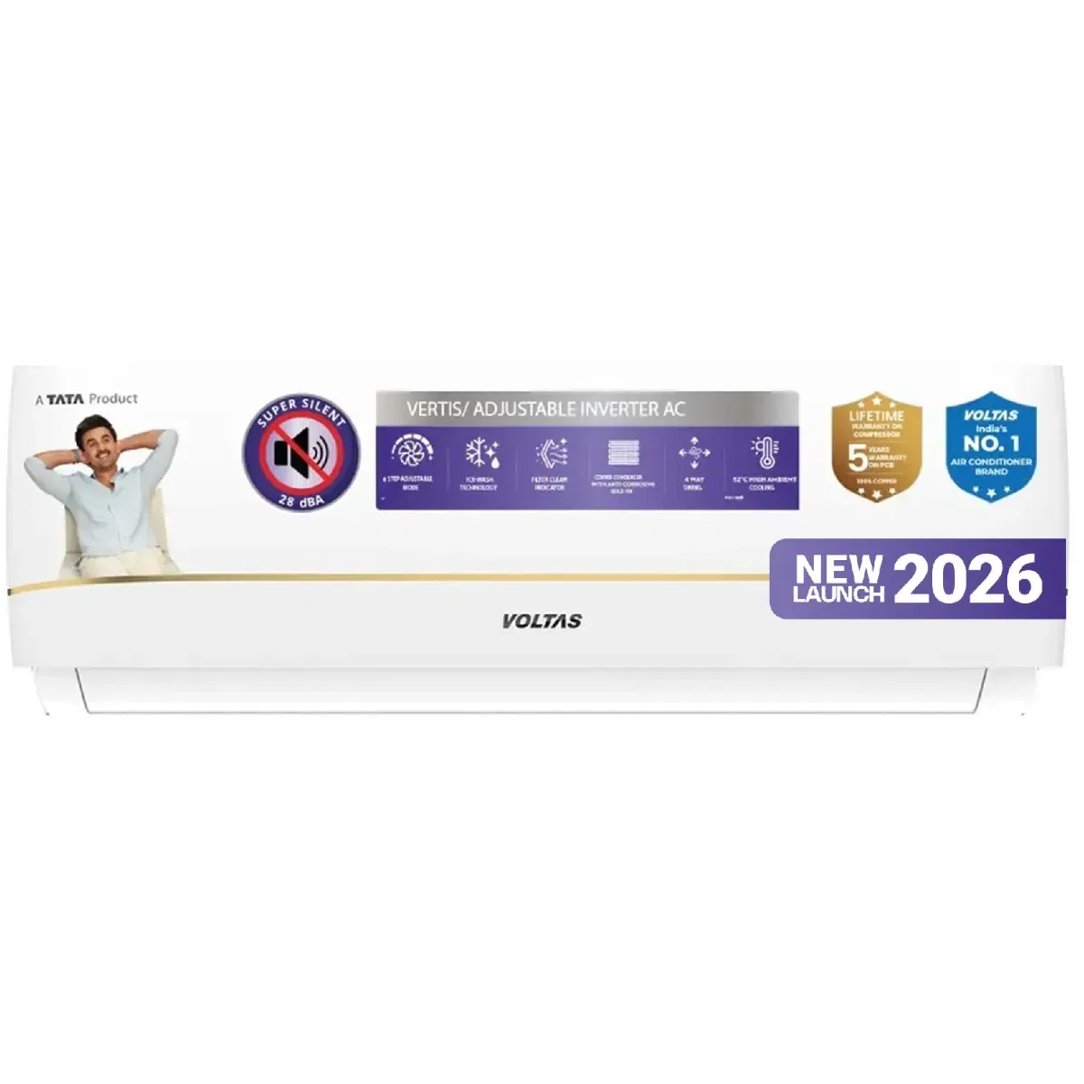 Voltas 1.5 Ton 3 Star 6 in 1 Adjustable Inverter Split AC Vijay Sales sale