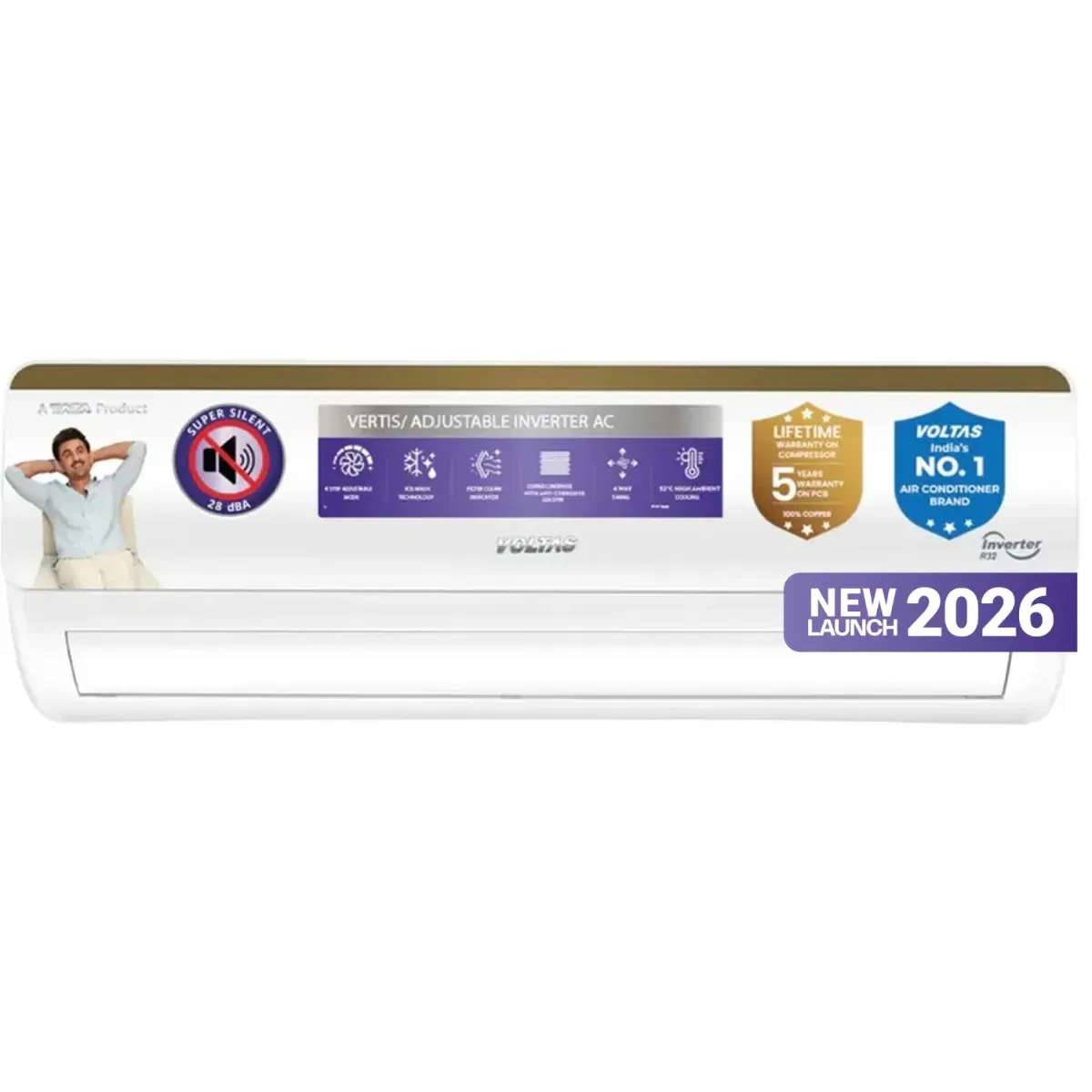 Voltas 1.5 Ton 5 Star 6 in 1 Adjustable Inverter Split AC Vijay Sales sale