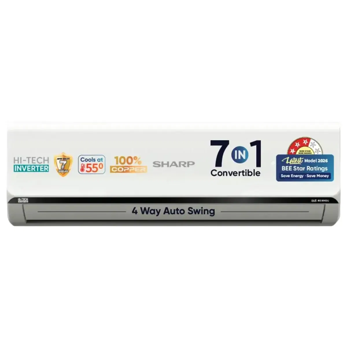 Sharp 1.37 Ton 3 Star Inverter Split AC Vijay Sales sale
