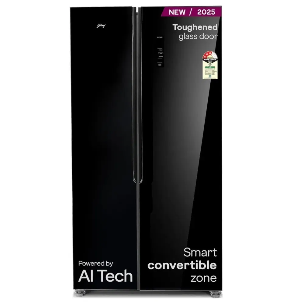 Godrej 600 Litres 3 Star Inverter Double Door Side by Side Refrigerator Vijay Sales sale