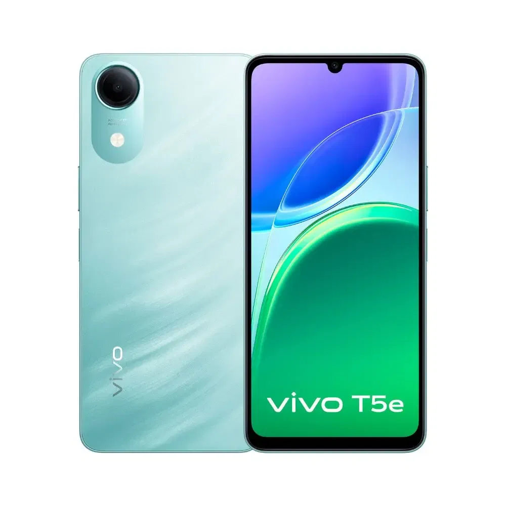 vivo T5e 4G LTE (4GB RAM, 64GB Storage) | Unisoc T7225 | 5500mAh Battery | 8MP AI Camera | Aero Blue Vijay Sales sale