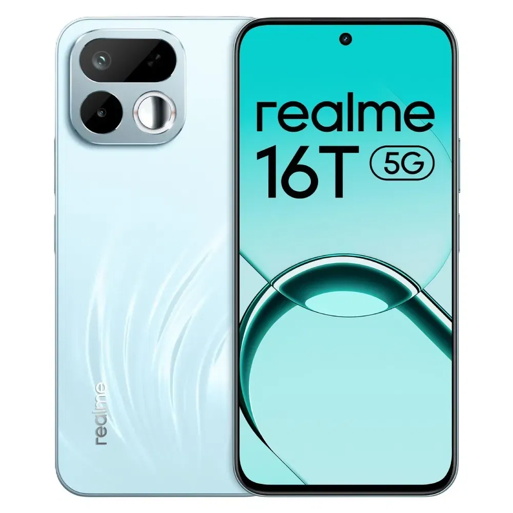 realme 16T 5G (8GB RAM, 128GB Storage) | MediaTek Dimensity 6300 | 8000mAh Battery | 50MP AI Dual Camera | Aurora Green Vijay Sales sale