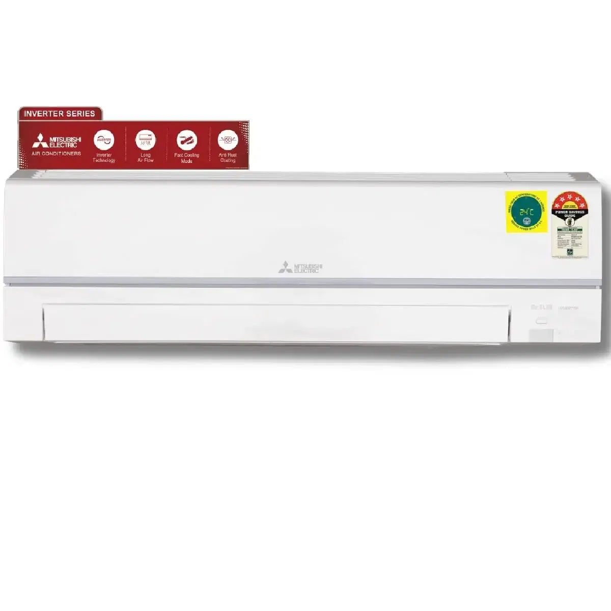 Mitsubishi Electric 1.5 Ton 5 Star Inverter Split AC, 100% Copper Condenser Vijay Sales sale