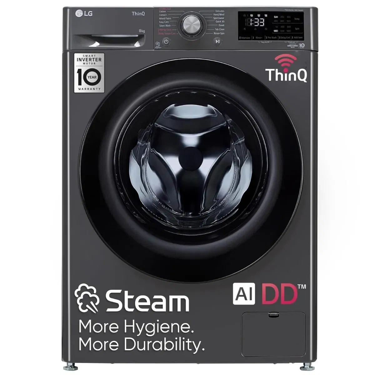 LG 8 Kg 5 Star Inverter Fully Automatic Front Load Washing Machine with Wi-Fi and 6 Motion AI DD Vijay Sales sale