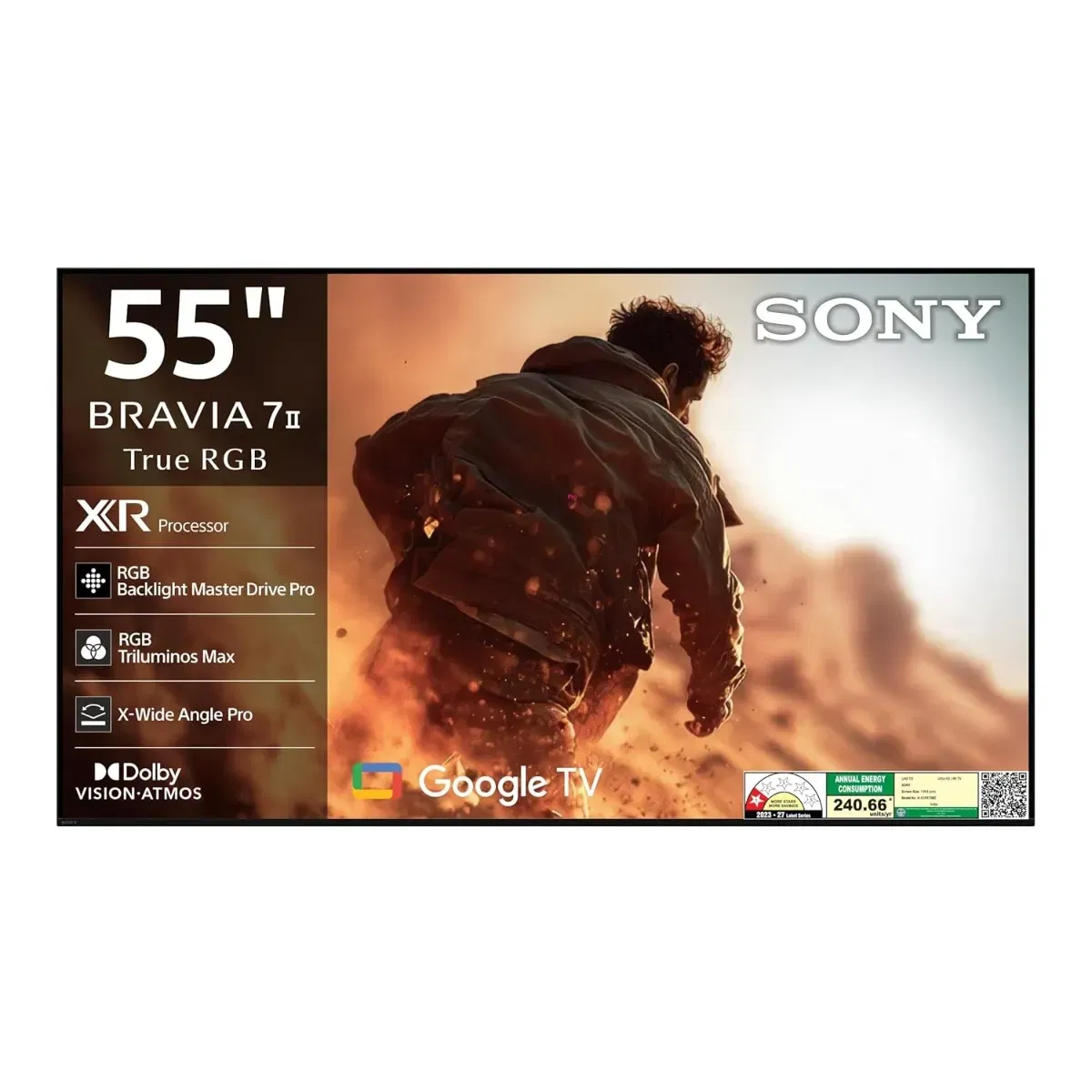Sony BRAVIA 7 II 139 cm (55 inch) 4K Ultra HD LED Smart Google TV with AI XR Processor Vijay Sales sale