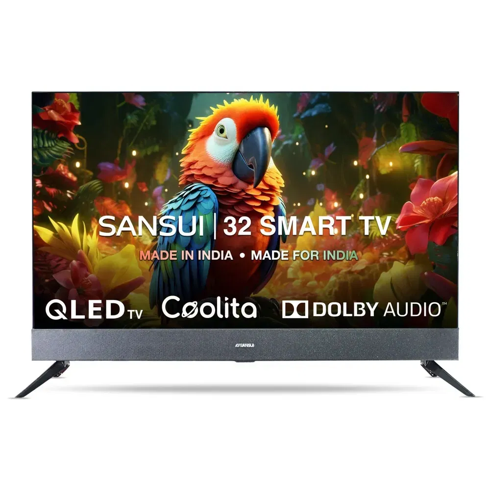 SANSUI 80 cm (32 inch) Smart Coolita QLED TV, HD Ready, Dolby Audio, Built-in Soundbar Vijay Sales sale
