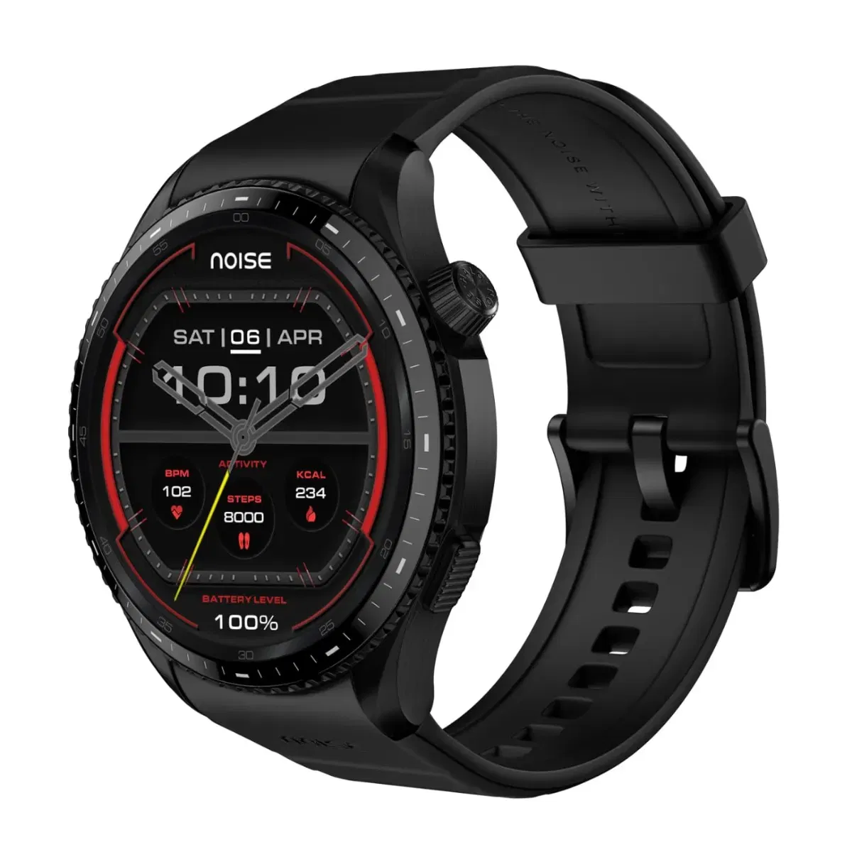 Noise Halo 3 Smartwatch, 1.43-inch AMOLED Display, AI Pro, AI Transcription Vijay Sales sale