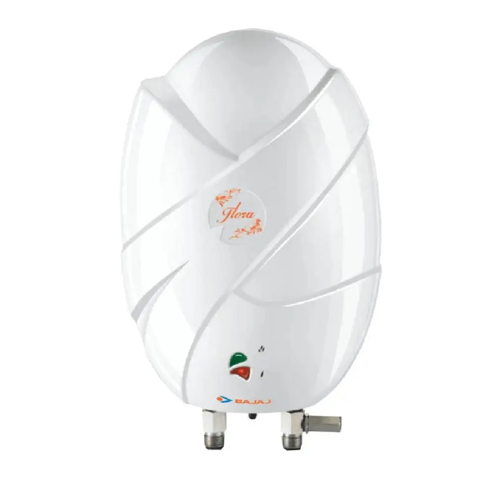 Bajaj Flora Water Heater with Thermoplastic Outer Body, 3 Litres, 4.5 KW, Fire Retardant Cab Vijay Sales sale