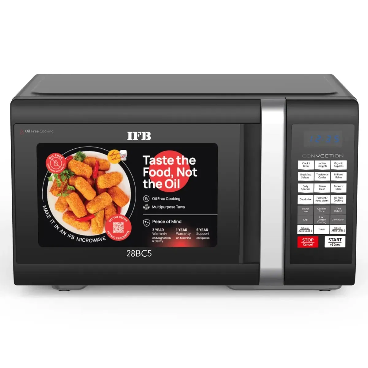 IFB 28 Litres Convection Microwave Oven with Oil Free Cooking and Deodorizer Vijay Sales sale