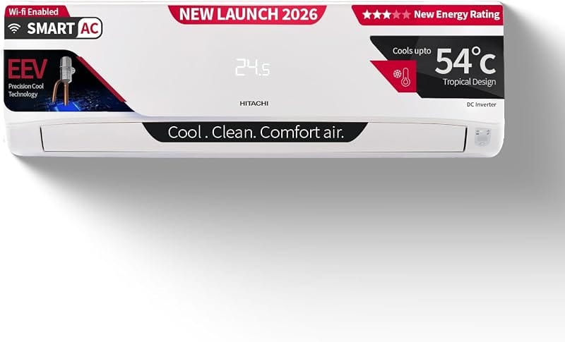 Voltas 1.5 Ton 3 Star Inverter Split AC 183INV Vectra Zen Silver