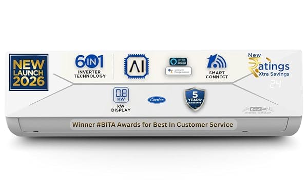Voltas 1.5 Ton 3-Star Split AC (Copper Coil) Amazon sale