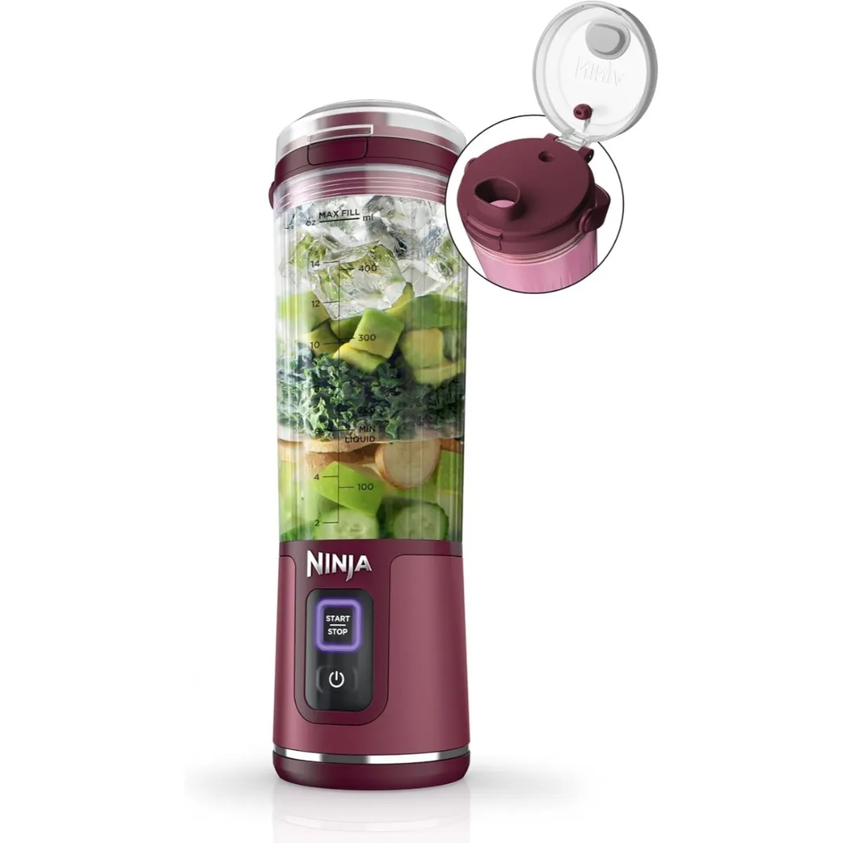 Ninja Blast Portable Cordless Blender | 530ml | USB-C Rechargeable | BlastBlade Technology | Vijay Sales sale