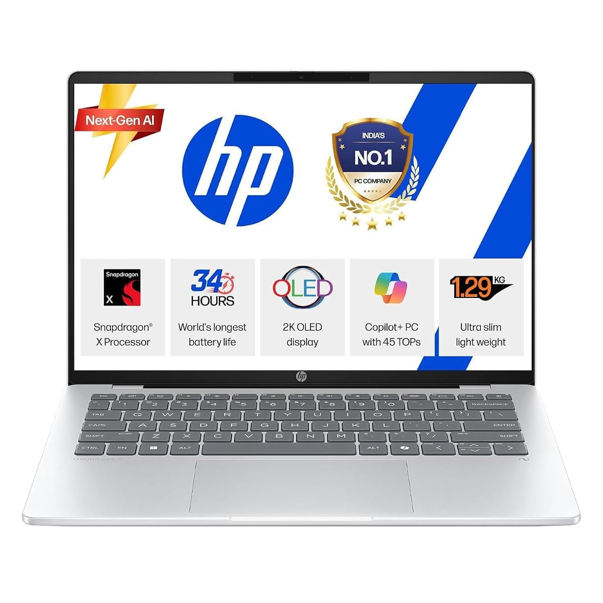 HP OmniBook 5 OLED (Snapdragon X, 16GB/512GB) Amazon sale