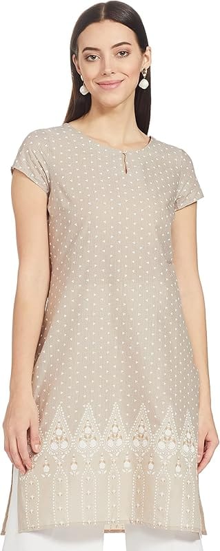 W for Women Ethnic Cotton Kurta