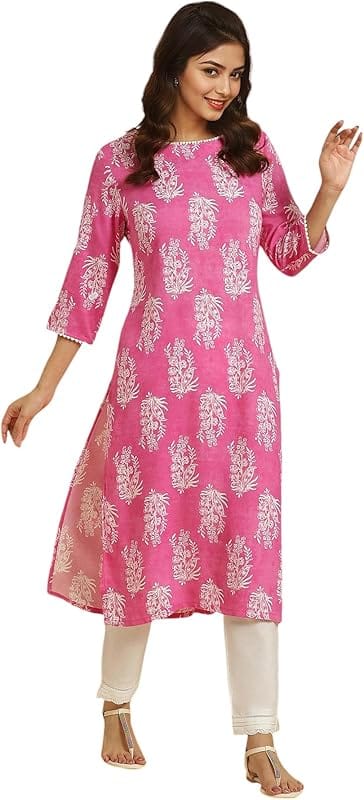 W Women Floral Printed Kurta
