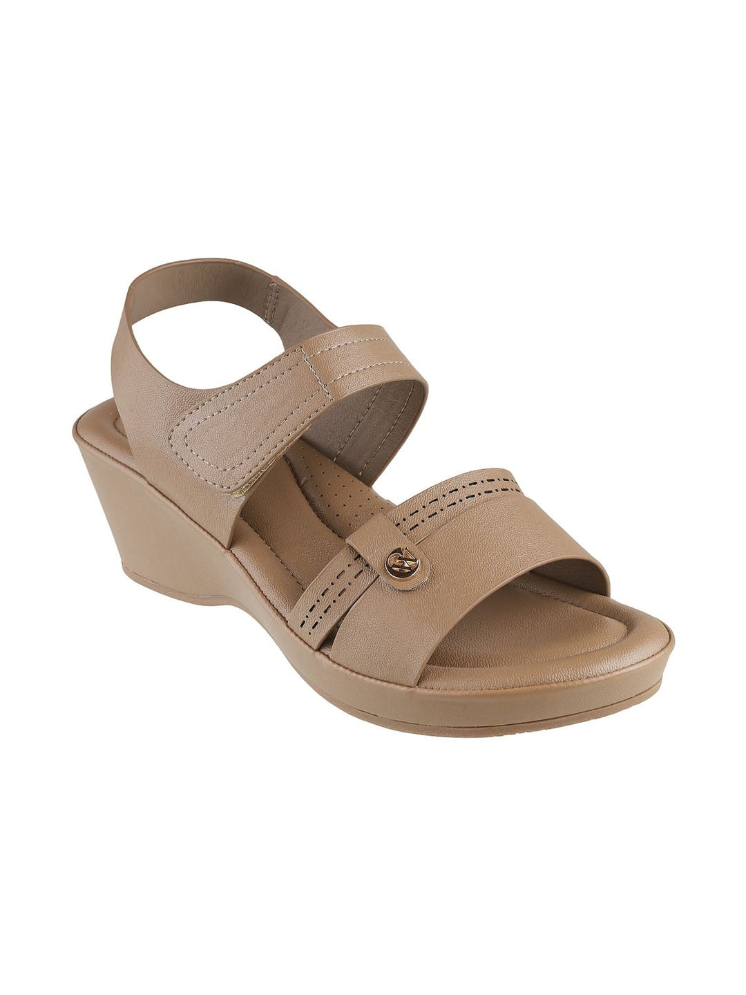 Walkway Women Nude Flat Sandals