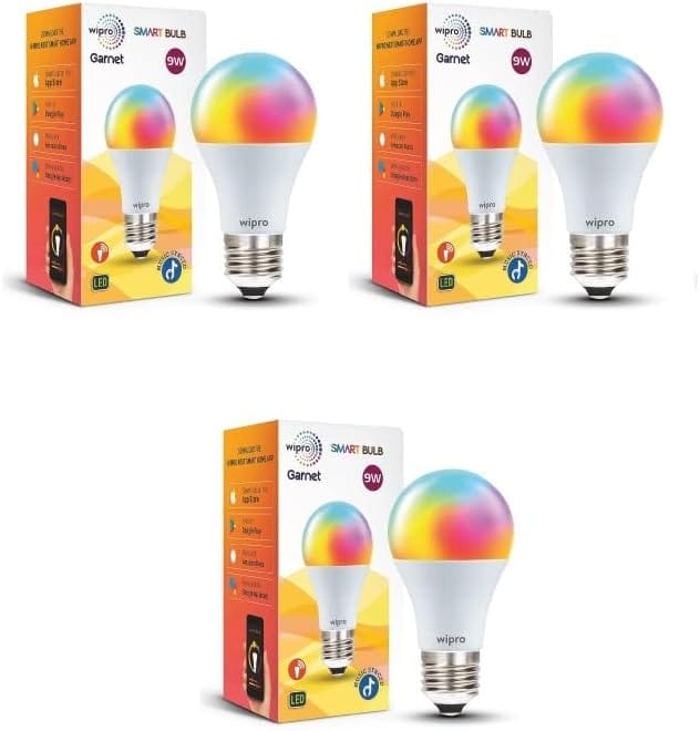 Wipro Garnet 9W Smart Wi-Fi LED Bulb