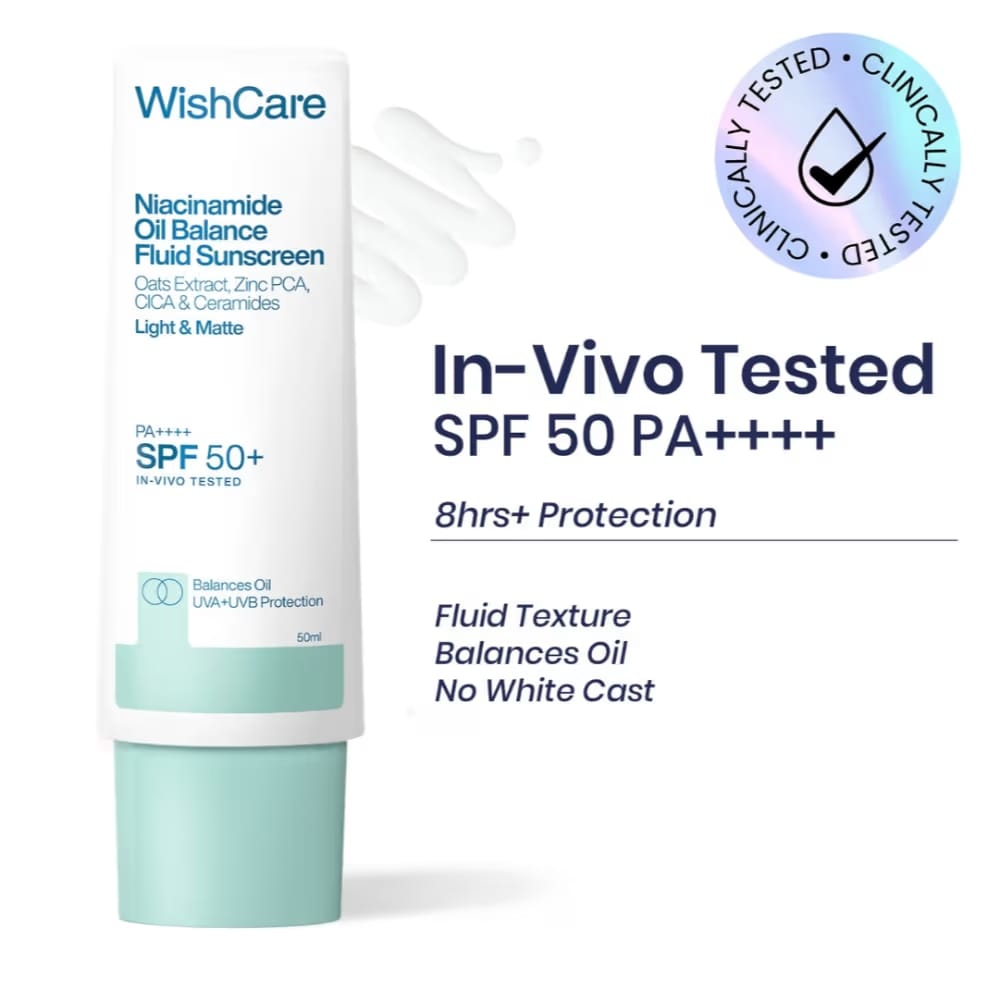 WishCare Niacinamide Oil Balance Sunscreen SPF 50