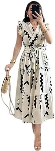 M&S Pure Cotton Wrap Midi Dress
