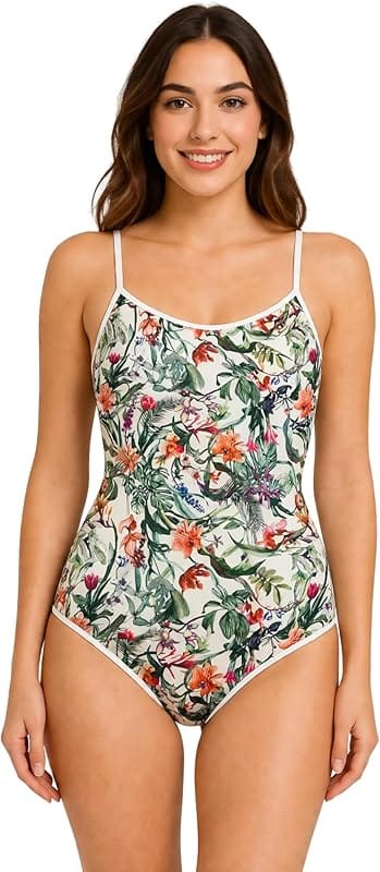 Nykaa Fashion Floral Ruffled One-Piece Swimsuit