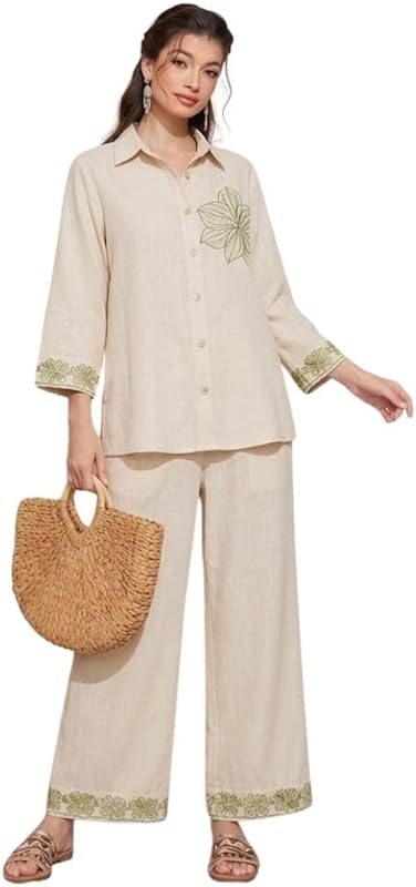 Casual Shirt Trouser Co-Ord Set