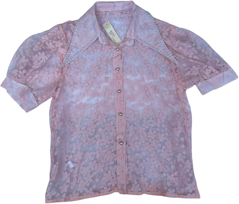 M&S Floral Tie-Neck Blouse