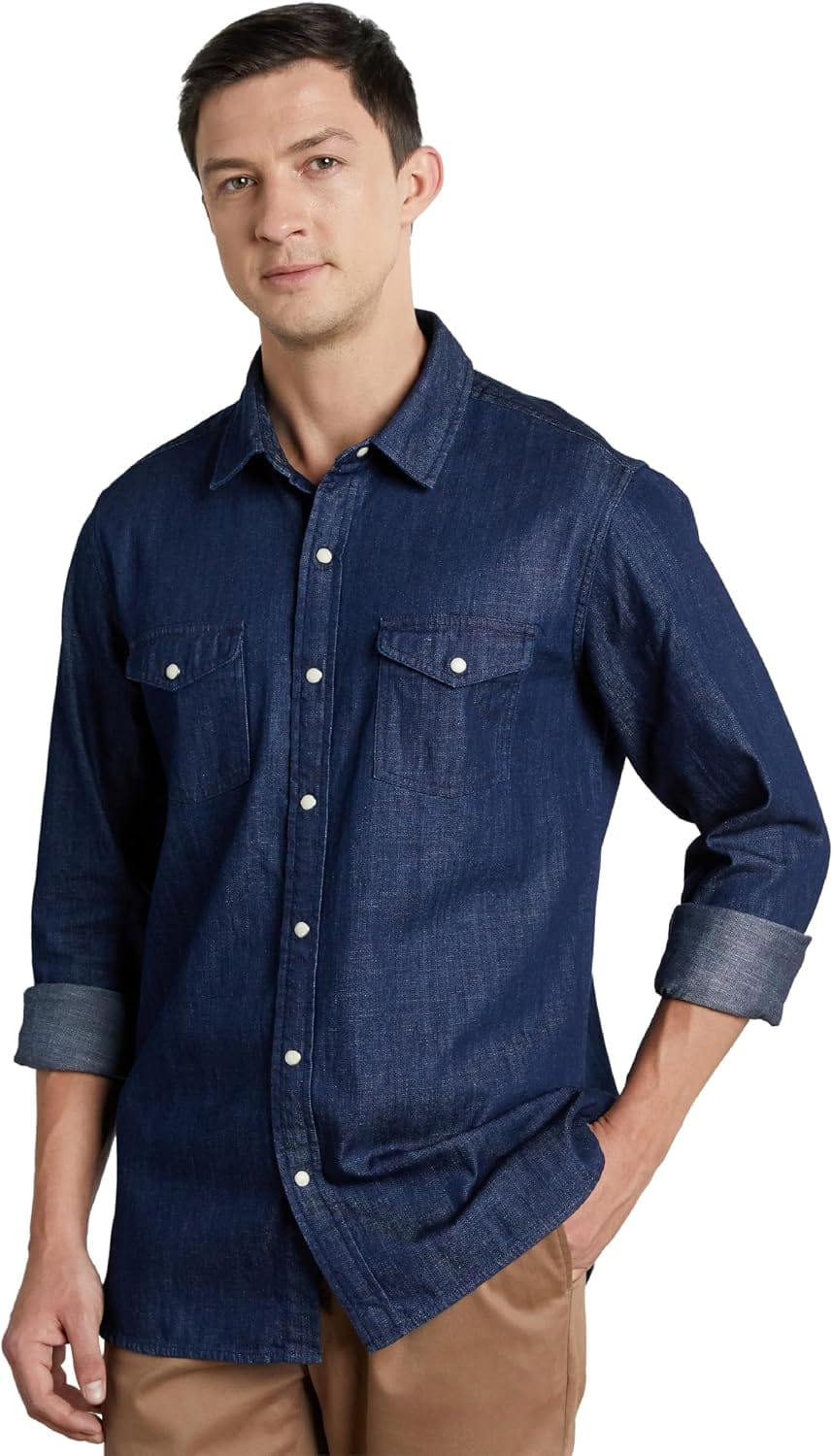 Wrogn Men Slim Fit Casual Shirt