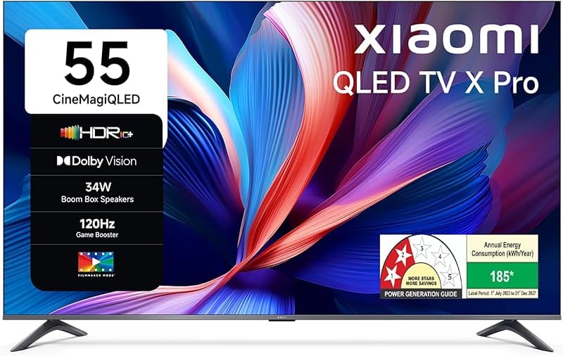 Xiaomi 55 inch QLED 4K Smart TV X Pro 2025