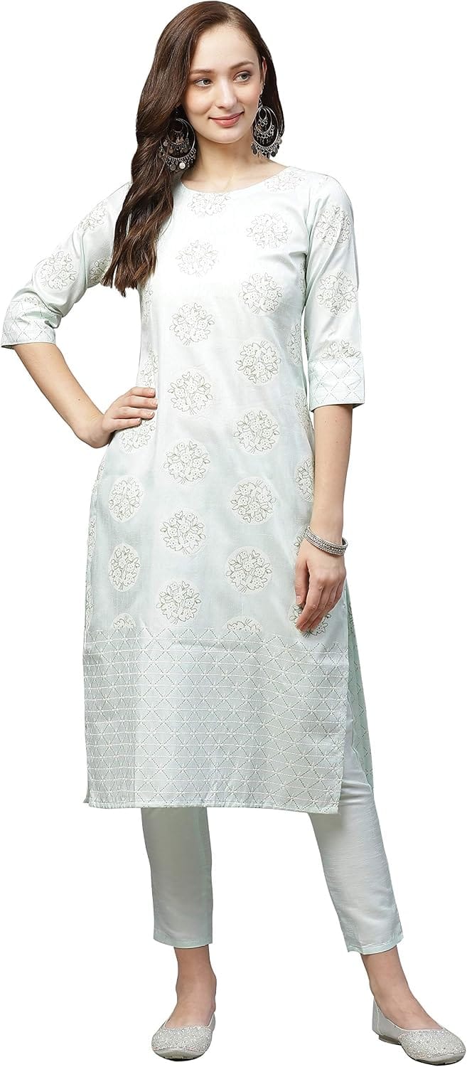 Ziyaa Printed Indo-Western Dress
