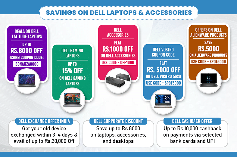 Dell Coupon Codes Extra Rs.5000 Off Offers October 2023