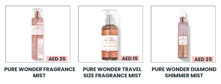 Bath and Body Works fragrances