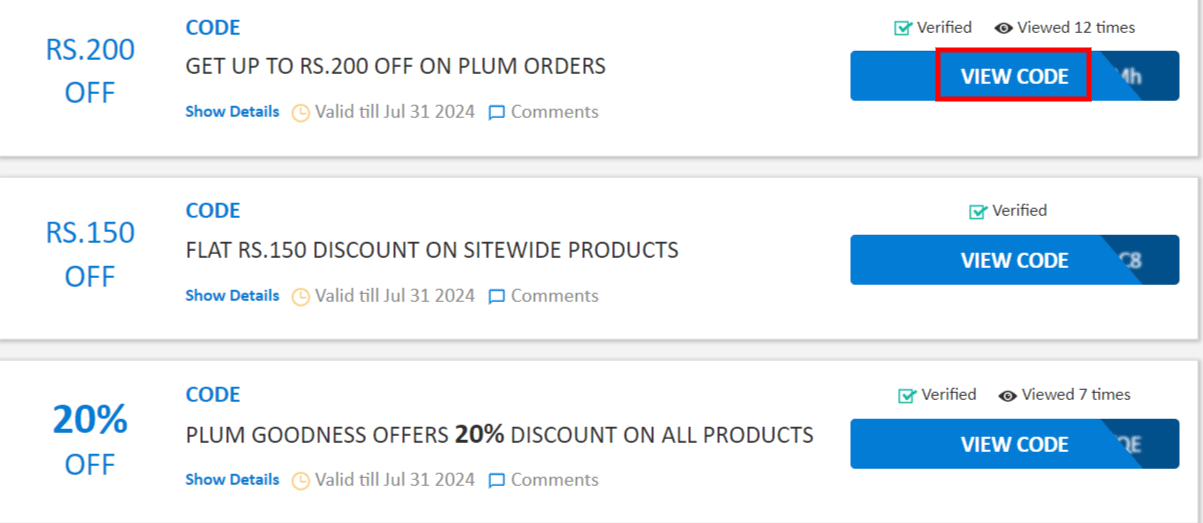 Plum Goodness coupon codes