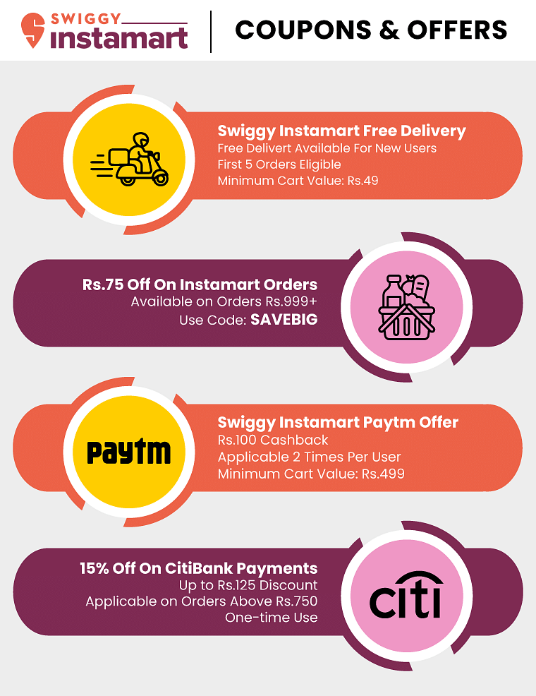 Swiggy Instamart Coupons & Offers Get 60 Off January 2024